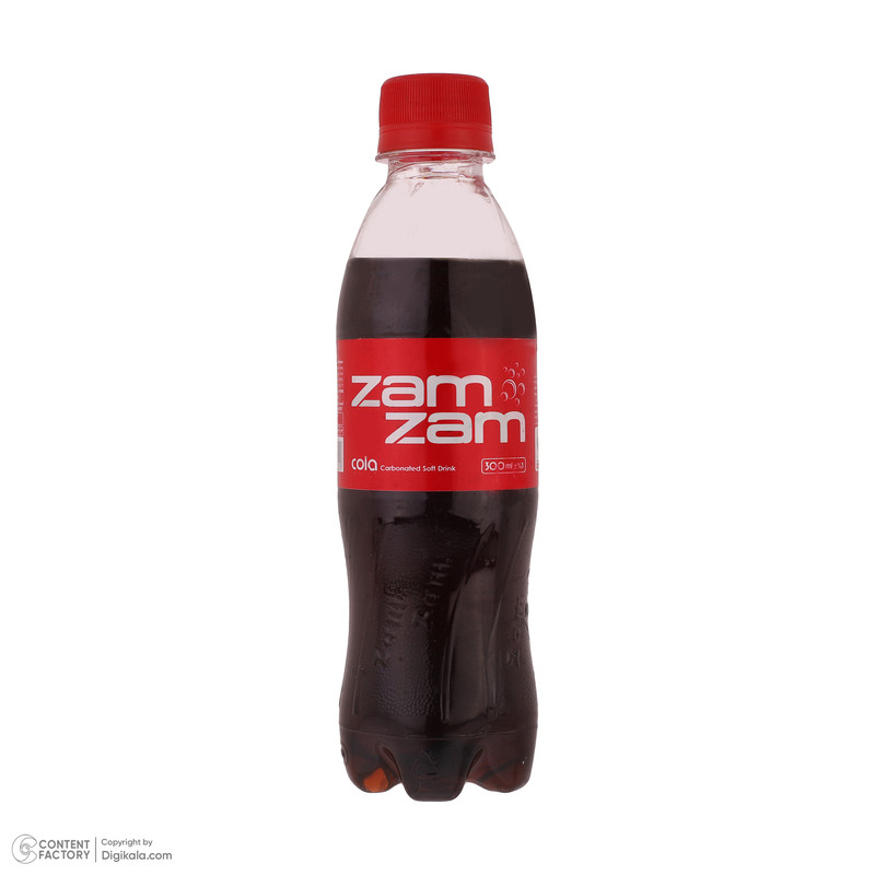 نوشابه کولا گازدار زمزم - 300 میلی لیتر