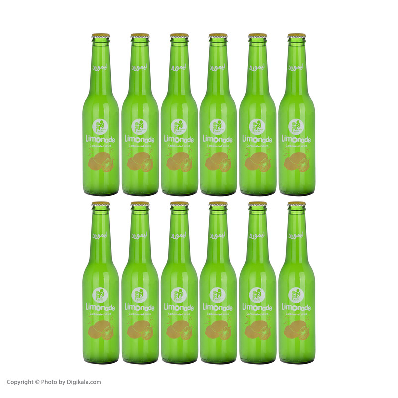 نوشیدنی لیموناد گاز دار زمزم - 280 میلی لیتر بسته 12 عددی