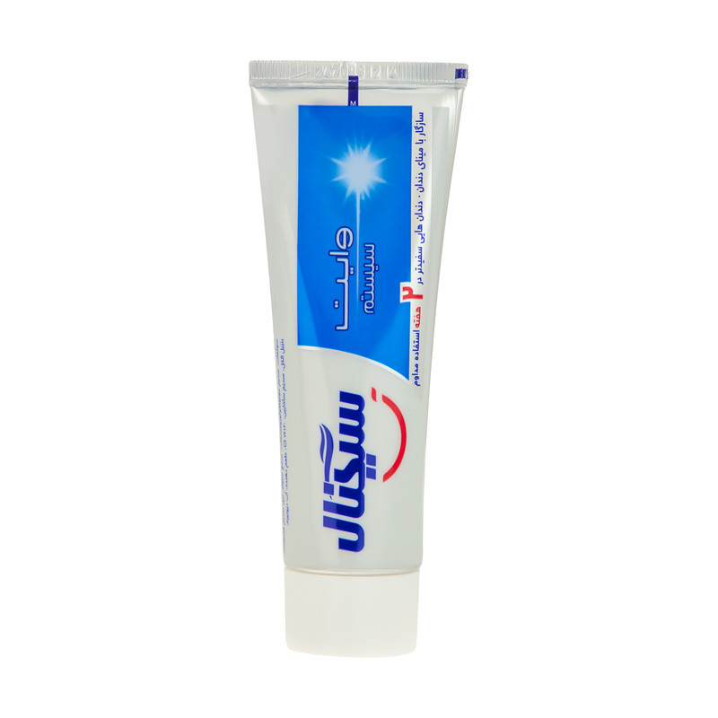 خمیر دندان سفید کننده سیگنال مدل White System حجم 75 میل لیتر