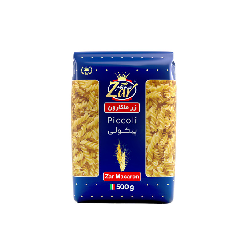ماکارونی پیکولی زر ماکارون مقدار 500 گرم
